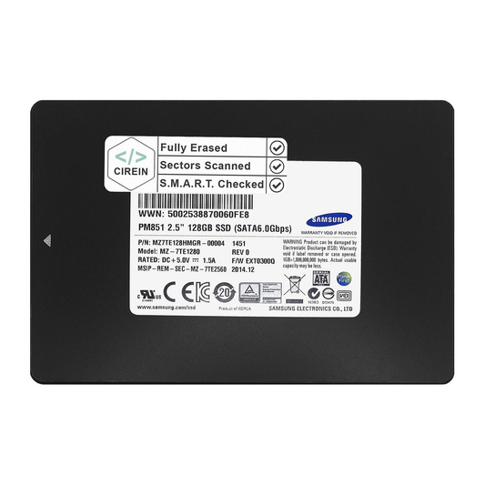 128GB 2.5" SATA SSD