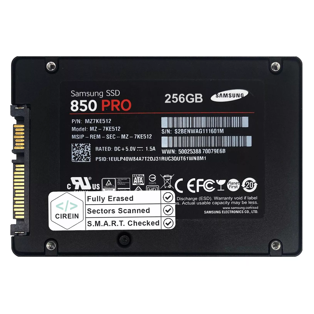 256GB 2.5" SATA SSD