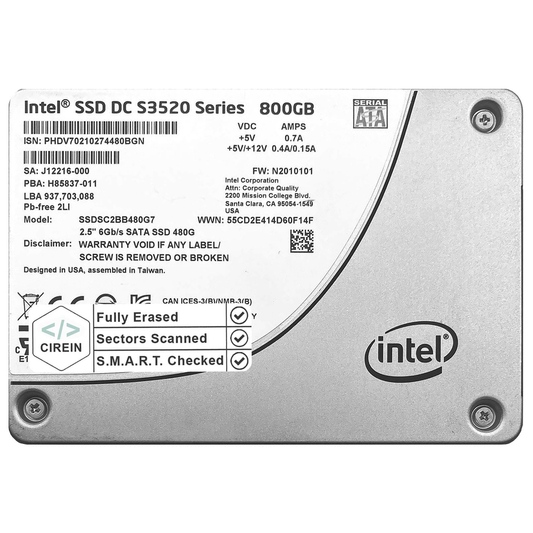 600GB 2.5" SATA SSD