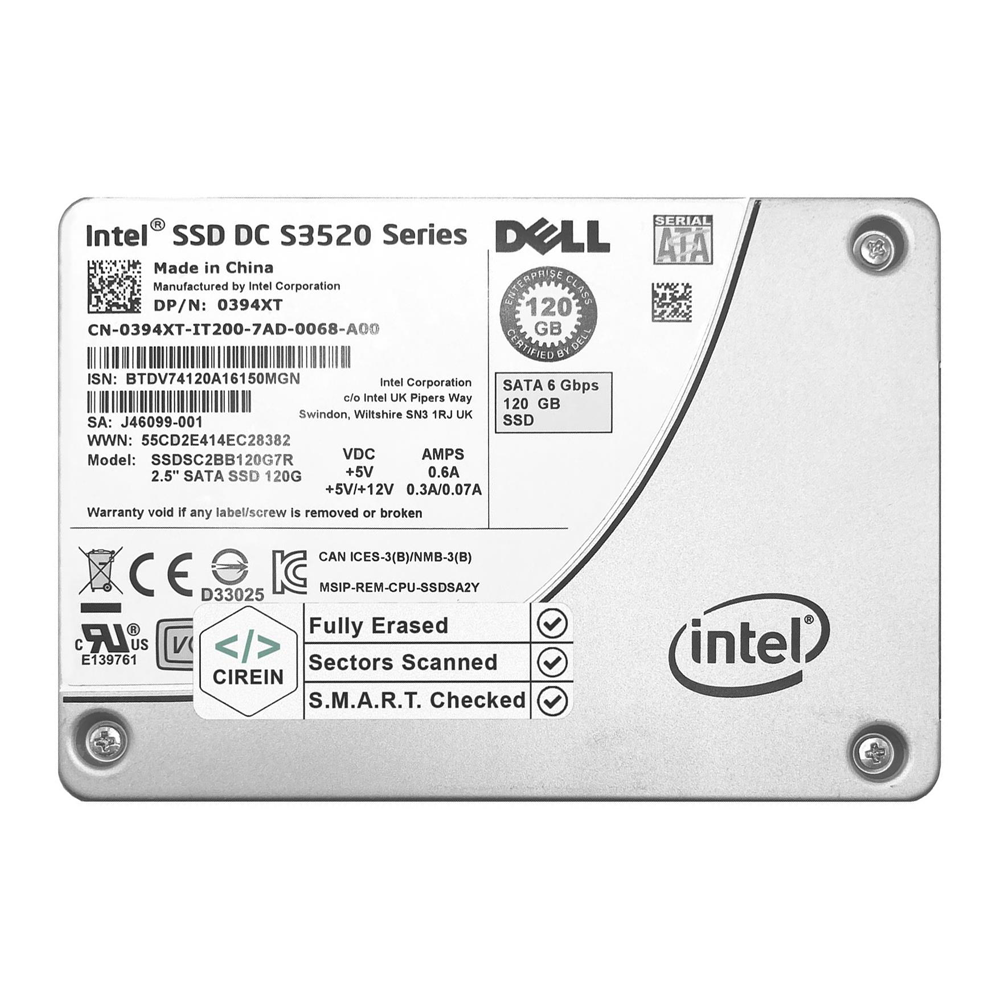 120GB 2.5" SATA SSD