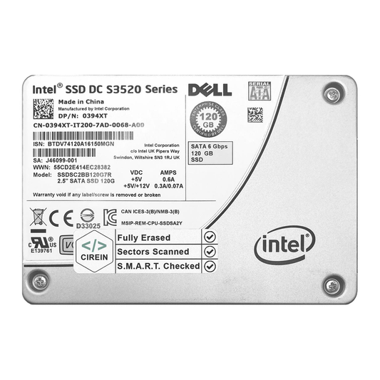 120GB 2.5" SATA SSD